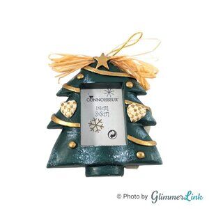 Vintage Connoisseur Christmas Tree Photo Frame Magnet Ornament